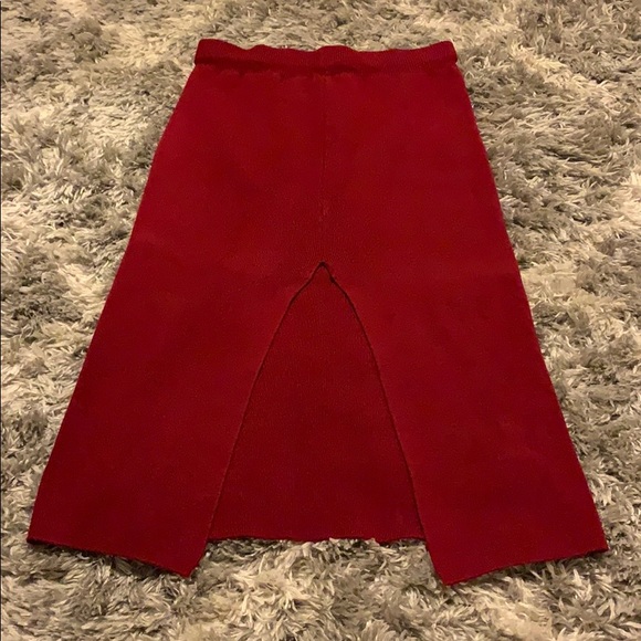 Ribbed Pencil Skirt - Picture 2 of 3